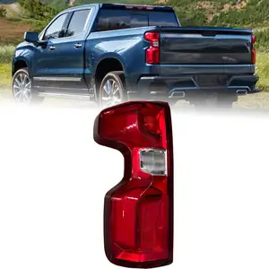 GELING LED Rh Lh LED Red Tail Lights taillights for 2019 2020 2021 Chevrolet Silverado 1500 for Chevrolet Silverado 2500/3500