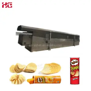 Harga Lini Produksi Keripik Kentang Otomatis 250Kg Mesin Pembuat Keripik Kentang Pringle