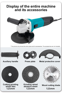 Không Chổi Than Góc Máy Xay Công Cụ Kim Loại Tấm Chế Biến & Nhà Hội Thảo Cắt Góc Máy Xay Với Điều Khiển Tốc Độ - Product Image 4