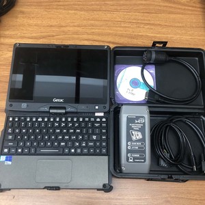 V110 laptop with Agricultural Construction Equipment for JCB Electronic Tool (DLA) Master Heavy Duty Truck Diagnostic Tool - Product Image 1