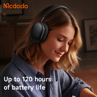 Casque sans fil Mcdodo 520 ZENO Ultra S01 avec ANC adaptatif, 120H d'autonomie, réduction de bruit de -45dB, BT6.0 (PC/Voyage)