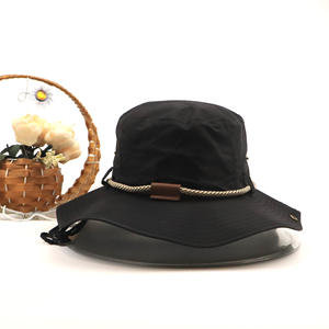 Bonnet de pêche pour bébés en plein air casquette de seau de soleil de <span class=keywords><strong>montagne</strong></span> broderie anti-UV plage camping randonnée chapeau de pêcheur de cyclisme décontracté - Product Image 4