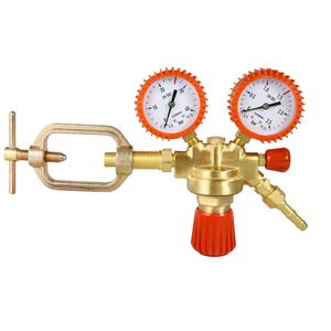 Regolatore di Pressione Industriale in Ottone Stile Italiano per Saldatura/Taglio ad Acetilene con Morsetto o Connessione d'Ingresso Personalizzata - Product Image 2