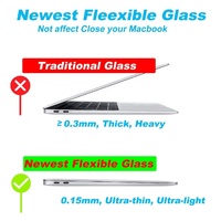 Écran de protection Flexible en verre trempé 9H, anti-Explosion, pour ordinateurs portables, 50 pièces
