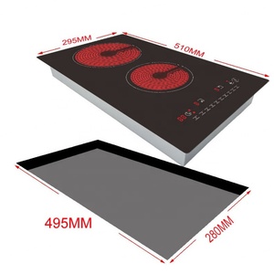 Cuisinière électrique en céramique multifonction haute puissance à double anneau avec commande tactile pour la maison 2400W - Product Image 5