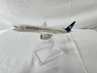Modèle d'avion en alliage de 14 cm, fourni par l'usine, modèle d'aviation Boeing B787 des compagnies aériennes Aeromexico, cadeau d'aviation