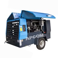 Compresseur d'air diesel à vis haute pression 10-30 bars pour forage de puits d'eau, compresseur d'air durable à moteur diesel