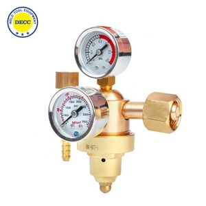 Pantalla de reloj dual 3500psi TIG regulador de flujo de soldadura por arco de argón - Product Image 1