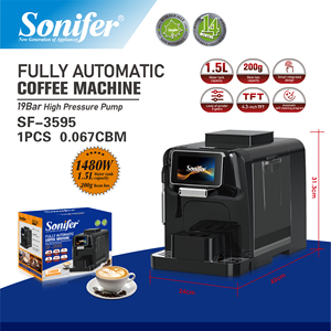 Sonifer SF-3595 meilleure vente de machine à café espresso entièrement automatique et intelligente <span class=keywords><strong>avec</strong></span> moulin à cappuccino et latte - Product Image 4