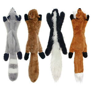 Lindos juguetes de peluche Squeak Pet Wolf Rabbit Animal juguetes de peluche perro masticar Squeaky silbido involucrado ardilla perro juguete divertido productos para mascotas - Product Image 1