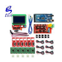 Printer 3D Mega 2560 Mega 2560 R3 + Panel Kontrol RAMPS 1.4 + 5 Buah Kit Penggerak Motor Stepper DRV8825 Mega 2560