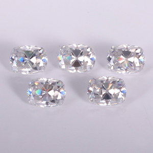 <span class=keywords><strong>Pierre</strong></span> de Moissanite Blanche Certifiée GRA, Taille Coussin 'Old Mine' (<span class=keywords><strong>Ancienne</strong></span> Mine), 1ct 2ct 3ct, Moissanite de qualité diamant - Product Image 2
