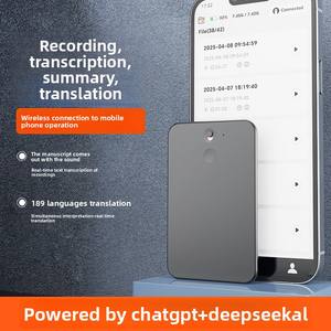 Asistente Inteligente con Control por Aplicación Exclusiva, IA con Voz y Texto, Mapas Mentales, Resumen de Contenido de Chatgpt5, Sensación de Tener un Teléfono Desnudo en la Mano, 3.3 mm - Product Image 5