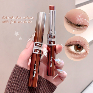 NOUVEAU 2026 GEGE BEAR Stick d'ombre <span class=keywords><strong>à</strong></span> paupières tricolore - Couleurs mates/vives/naturelles/perlées/pailletées, haute intensité de couleur, résistant <span class=keywords><strong>à</strong></span> l'eau - Product Image 2