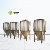 Système de brassage de bière domestique automatique 200L et 2000L avec cuve sous pression, haute productivité, capacité 5000L
