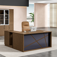 Mobilier de bureau à domicile Table assise sur pied en bois Bureau relevable réglable avec armoire latérale