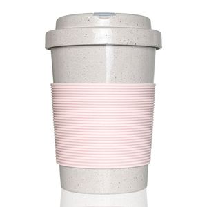 Eco-Friendly 350ml/12OZ Travel Mugs Reusable Drink <b>Cup</b> with <b>Sip</b>&Straw Lid Food Grade Tumbler Plastic Business Gift - Product Image 2