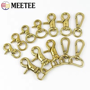 Meetee Rắn Brass Kích Hoạt Clip Xoay Tôm Hùm Clasp <span class=keywords><strong>Snap</strong></span> <span class=keywords><strong>Hook</strong></span> Cho Túi Dây Đeo Vành Đai Vải <span class=keywords><strong>Pet</strong></span> Dog Dây Dây Dây Móc Treo Móc - Product Image 4