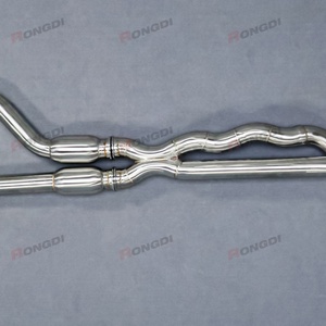 2.76" OEM/ODM High Performance Equal Length Mid-pipe Exhaust Pipes for BMW M3 F80 M4 F82 S55B30A 3.0T 2014-2019 - Product Image 4