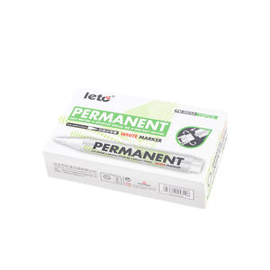 <span class=keywords><strong>Stylo</strong></span> marqueur Permanent imperméable de couleur blanche, <span class=keywords><strong>stylo</strong></span> marqueur <span class=keywords><strong>indélébile</strong></span>, <span class=keywords><strong>stylo</strong></span> tableau <span class=keywords><strong>blanc</strong></span>, encre effaçable à sec, plastique PP permanent Dunpai - Product Image 4