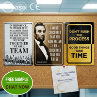 En gros Décoration murale : Plaques métalliques en fer blanc avec slogans inspirants, Plaques d'artisanat en fer blanc pour sublimation, Affiches pour Man Cave, Bureau, Maison