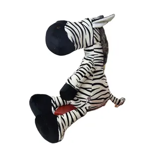 Factory Sale Custom 50cm Jungle Animals Plush Toy Zebra Stuffed Animal Eco-Friendly Gifts For Kids