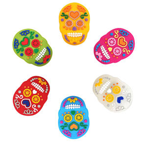 2023 atacado de borracha personalizado pvc mexicano colorido acessórios de decoração de sapatos alimentos bebida amuletos de sapatos para tamancos - Product Image 6