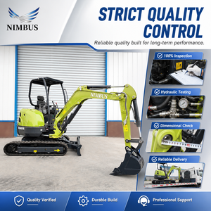รถขุดขนาดเล็ก 4 ตัน ยี่ห้อ NIMBUS มีสินค้าในคลัง พร้อมเครื่องยนต์ <span class=keywords><strong>Kubota</strong></span> 20.5KW และสามารถปรับแต่งโลโก้และสีได้ - Product Image 5