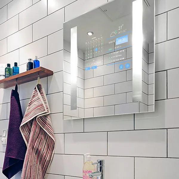 Meistverkaufter magischer Spiegel voller Funktion Glasfernseher intelligenter Android-LED-Spiegel mit Berührungsbildschirm WLAN Bluetooth