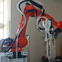 Système mobile facile à utiliser, matériaux résistants à la chaleur, KUKA 210 R2700-2, impression 3D robotisée, construction de maisons, projet clé en main