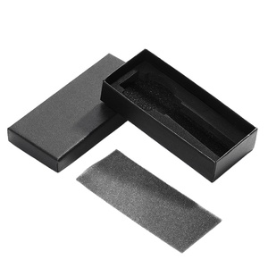 Cajas de Papel para Relojes Negros, Cajas de Empaque para Correas de Reloj a la Moda, Caja para Reloj de Hombre - Product Image 1