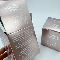 Boîte en papier personnalisée de luxe avec vernis inversé |   Emballage écologique et recyclable pour sérum de soin de la peau, crème pour le visage et huile essentielle