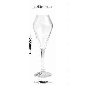 Copa de Vino Tinto Vintage de Cristal Transparente para Bar en Casa, Venta al por Mayor, para Fiestas y Bodas - Product Image 2