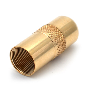 Capuchon de prise jack pour <span class=keywords><strong>guitare</strong></span>, chrome doré, pour sortie de micro de <span class=keywords><strong>guitare</strong></span>, avec embout de fixation pour tube, pièce de rechange musicale - Product Image 3