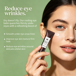 Crème pour les yeux hydratante, éclaircissante et apaisante sans parfum, avec logo personnalisé, pour peaux sèches et ternes, à la Centella Probio-Cica et au Bakuchiol - Product Image 4