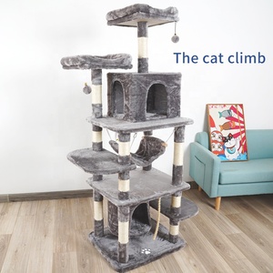Torre rascadora para mascotas, marco de escalada de lujo, Casa Grande, árbol para gatos - Product Image 3