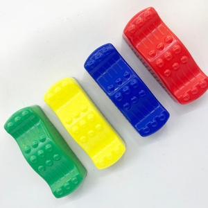 Effaceur de tableau blanc et noir pour enfants, personnalisé OEM, en plastique coloré et créatif avec tissu en feutre EVA, emballé dans une boîte en PVC - Product Image 1