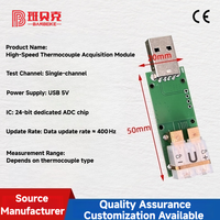 Module d'acquisition de données thermocouple USB compact certifié CE, logiciel gratuit, 9 thermocouples pris en charge, Plug & Play, OEM ODM