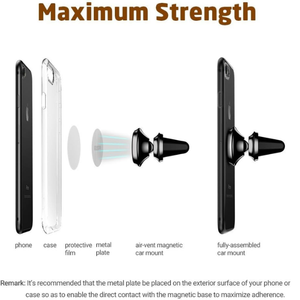 Soporte magnético para teléfono de coche Air Vent Smartphone Soporte móvil Seguimiento inteligente para Xiaomi Mi para <span class=keywords><strong>Samsung</strong></span> para LG GPS Car - Product Image 5