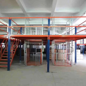 Công nghiệp đa tầng tầng lửng tầng <span class=keywords><strong>Rack</strong></span> hệ thống thép lưu trữ nền tảng với truy cập cầu thang cho kho - Product Image 5