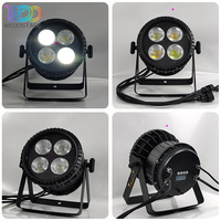 Projecteur LED extérieur étanche IP65 40x50W, lumière de fond COB quadricolore, équipement d'éclairage de scène télécommandé
