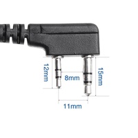Baofeng-cable de programación negro para walkie-talkie UV-5R, frecuencia de programa de 888S, PL2303, PU, duradero para cada sistema
