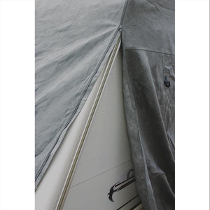 Couverture de voiture en tissu Non tissé imperméable Portable pour <span class=keywords><strong>camping</strong></span>-<span class=keywords><strong>car</strong></span> et caravane <span class=keywords><strong>pare</strong></span>-<span class=keywords><strong>brise</strong></span> équipement de voyage accessoires extérieurs - Product Image 2