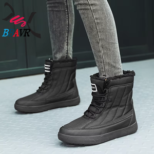 Botas de Nieve y Arena Impermeables para Parejas, Talla Grande, Estilo Cortavientos, Zapatos de Algodón para Invierno y Otoño - Product Image 3