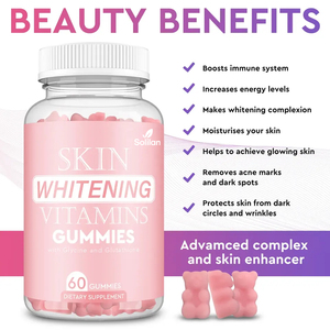 Collagen Gummy Vitamin Làm Trắng Sáng Chống-Lão Hóa Trẻ Trung <span class=keywords><strong>Glow</strong></span> Glutathione L-Glutathione Gummy Phức Hợp Cho Da Tóc - Product Image 6