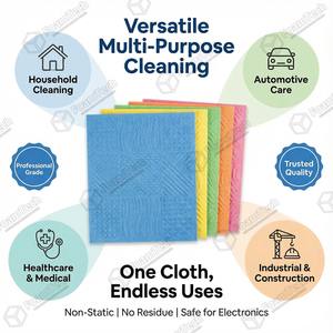 Paño de Esponja de Celulosa Ecológico Lavable 45-60 ℃   Paño de Limpieza Absorbente Antibacteriano para Cocina/Auto - Product Image 4