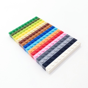 Blocs de construction classiques BLOCKMOC 6111 épais 1x10 - Ensemble de construction de base en plastique ABS, pour les enfants de 6 ans et plus, certifié ASTM, couleur personnalisée - Product Image 1