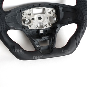 Volant en cuir complet OEM pour <span class=keywords><strong>Ford</strong></span> <span class=keywords><strong>Transit</strong></span> Tourneo <span class=keywords><strong>Custom</strong></span> 2017-2022 2020 Volant en cuir 2018 2019 2021 - Product Image 5