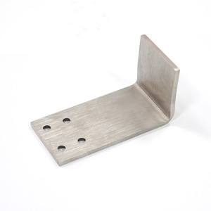 Support en alliage d'aluminium et acier, surface brossée, usage général, pièce de quincaillerie à une face - Product Image 3