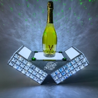 Présentoir de Bouteilles LED Rechargeable OEM pour Boîte de Nuit, Bar, Service VIP, Glorificateur de Bouteilles, Support d'Affichage de Bouteilles de Vin avec Lumière Laser